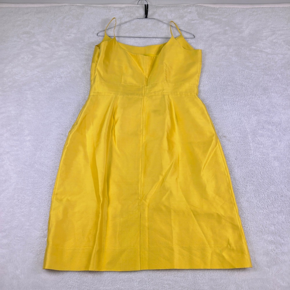 Kate Spade New York Yellow Bow Sheath Dress Sleeveless Midi Size 10 - Picture 7 of 7